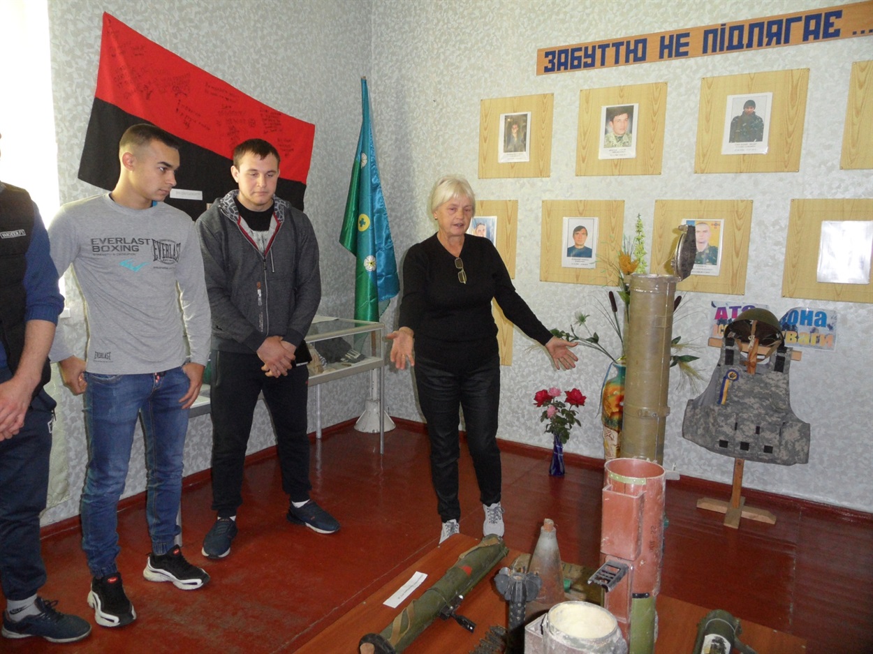 Найширше&nbsp;у музеї&nbsp;висвітлено тему: «Випробування війною
