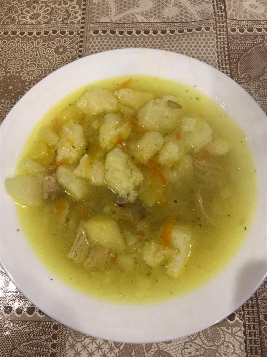 Суп з галушками